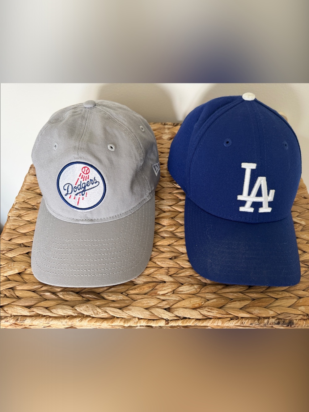 Men’s Gray & Blue Baseball Caps - MLB Licensed